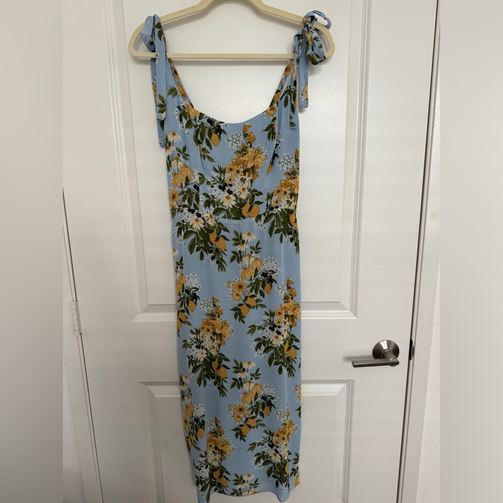 Reformation NWT Besse Midi Dress in Amalfi size 4 - Picture 2 of 11